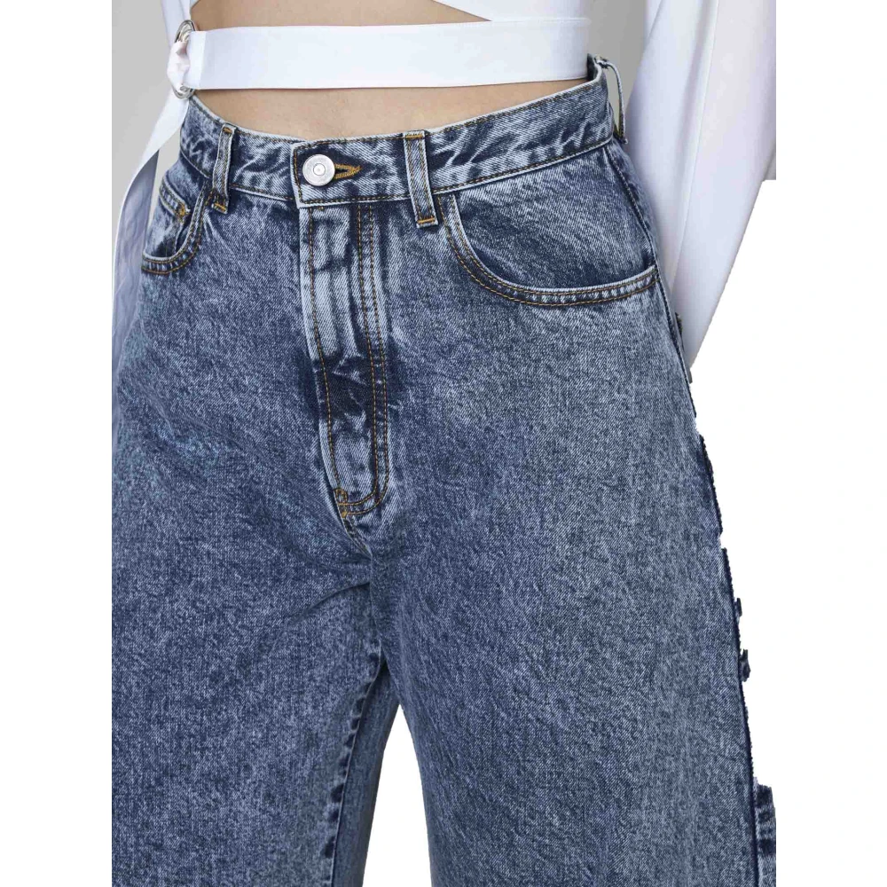Alaïa Stijlvolle Jeans voor Vrouwen Blue Dames