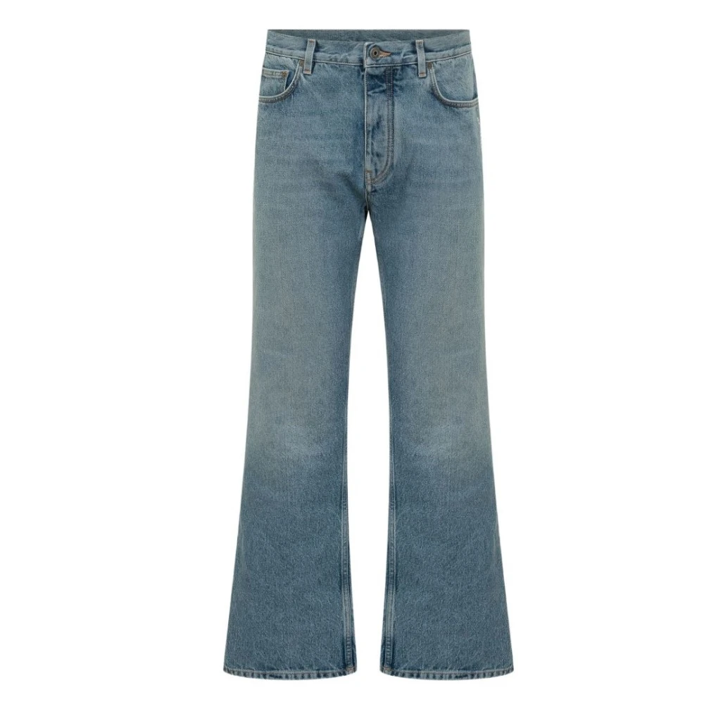 Off White Men's Blue Half Arrow Slim Relaxed Jeans - Flare Jeans - W31 - Jeans