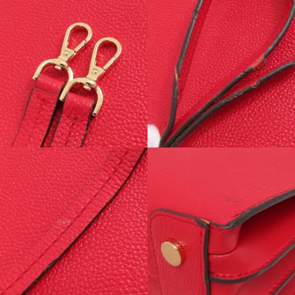 Michael Kors Pre-owned Leather handbags Red Dames