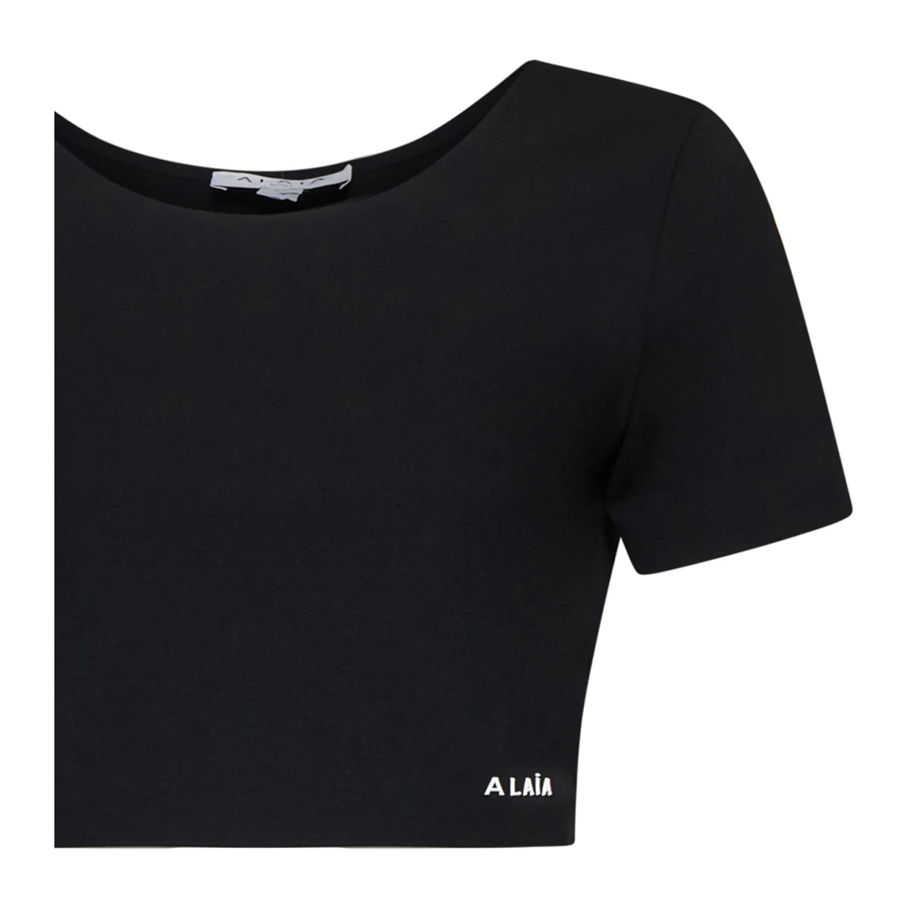 Alaïa Elegante Zwarte Top Black Dames