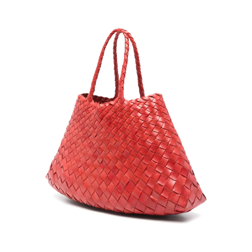 Dragon Diffusion Rode Gevlochten Handtas Red Dames