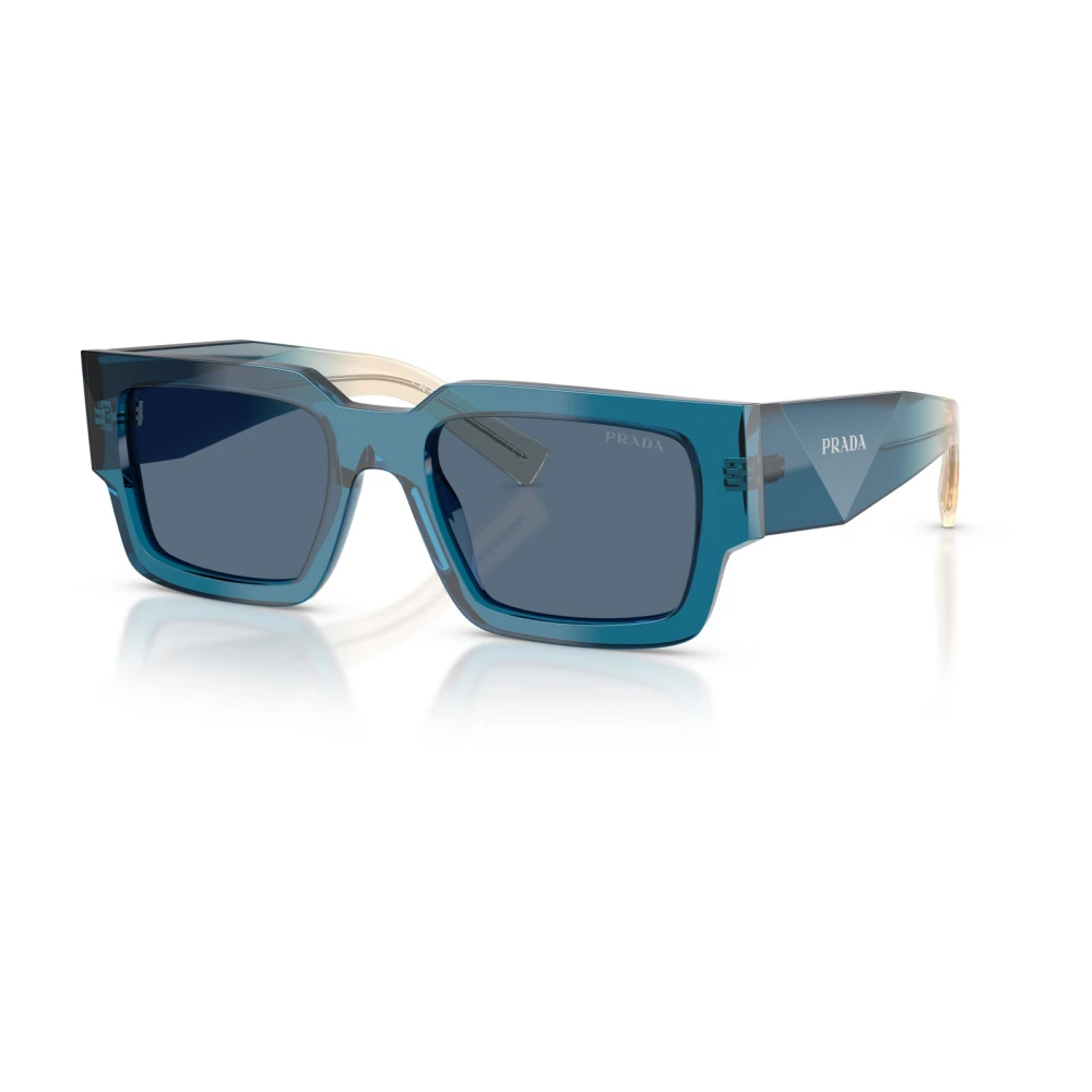 Prada Men's Blue Sunglasses, 54 Mm, Rectangular Sunglasses