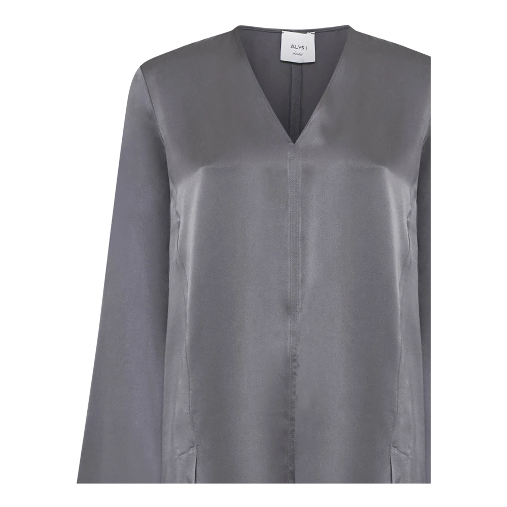Alysi Modieuze Overhemden Gray Dames