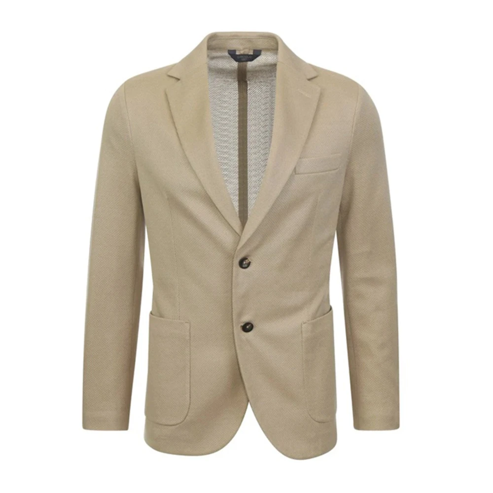Circolo 1901 Men's Beige Simple Jacket - Blazers - Xl - Jackets