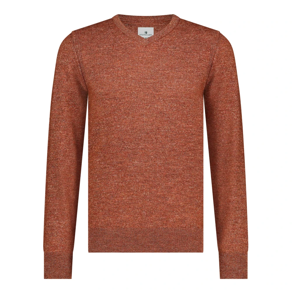 State of Art Stijlvolle Trui Orange Heren