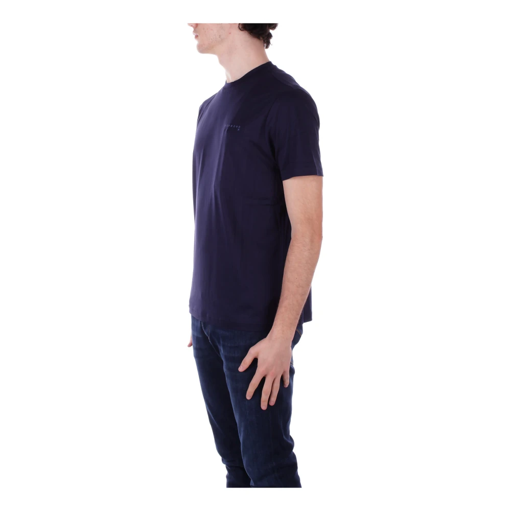 John Richmond Logo Front T-shirts en Polo's Blue Heren