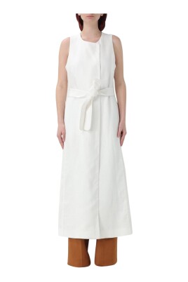 white-sleeveless-waistcoat-dress