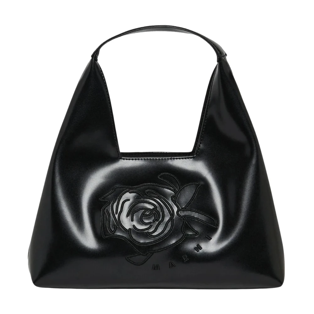 Marni Women's Black Handbags, One Size, Diamond Handbag