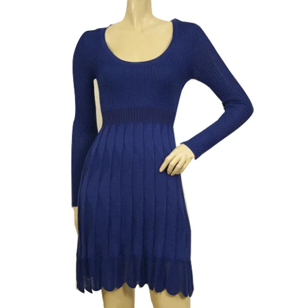Missoni Pre-owned Viscose dresses Blue Dames