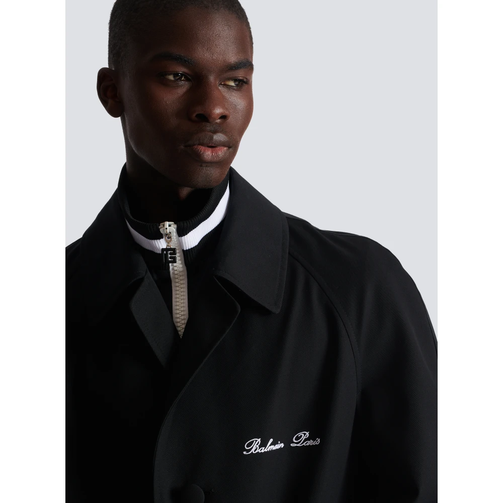 Balmain Signatuur autojas Black Heren