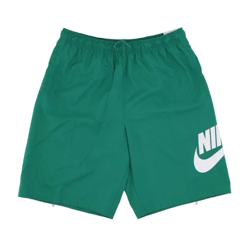 Nike Club Geweven Korte Broek Malachiet Wit Green Heren