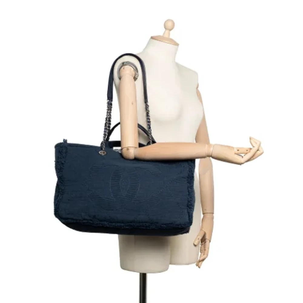 Chanel Vintage Pre-owned Fabric chanel-bags Blue Dames