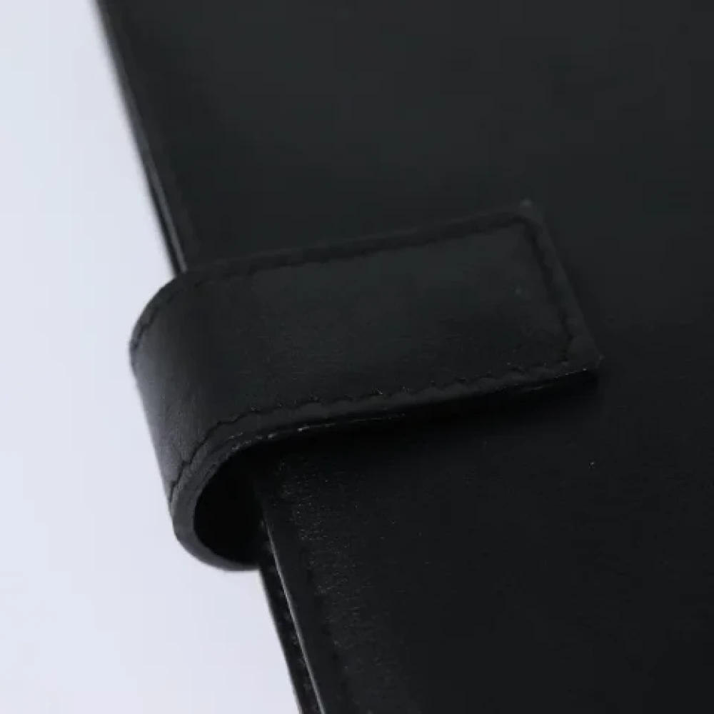 Gucci Vintage Pre-owned Leather home-office Black Dames