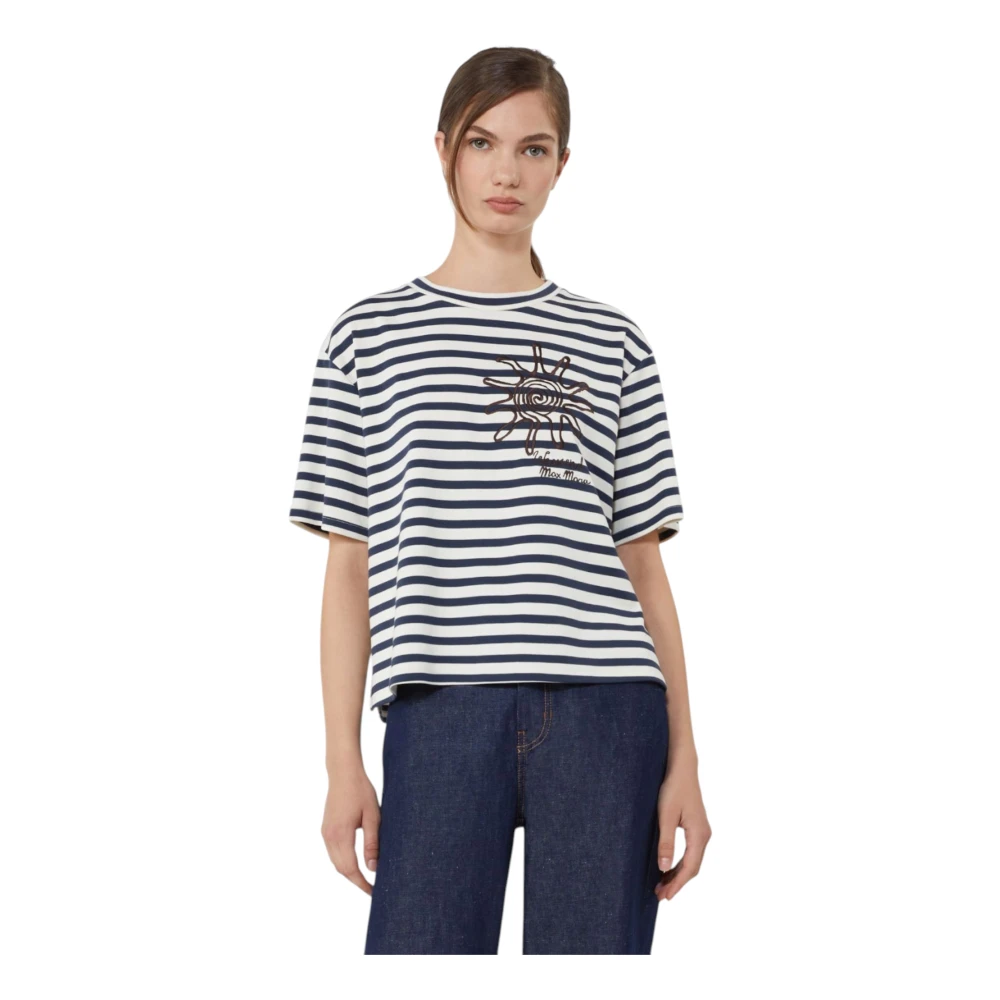 Weekend Max Mara Women's Blue T-Shirts, L, Wkdsabato T-Shirt