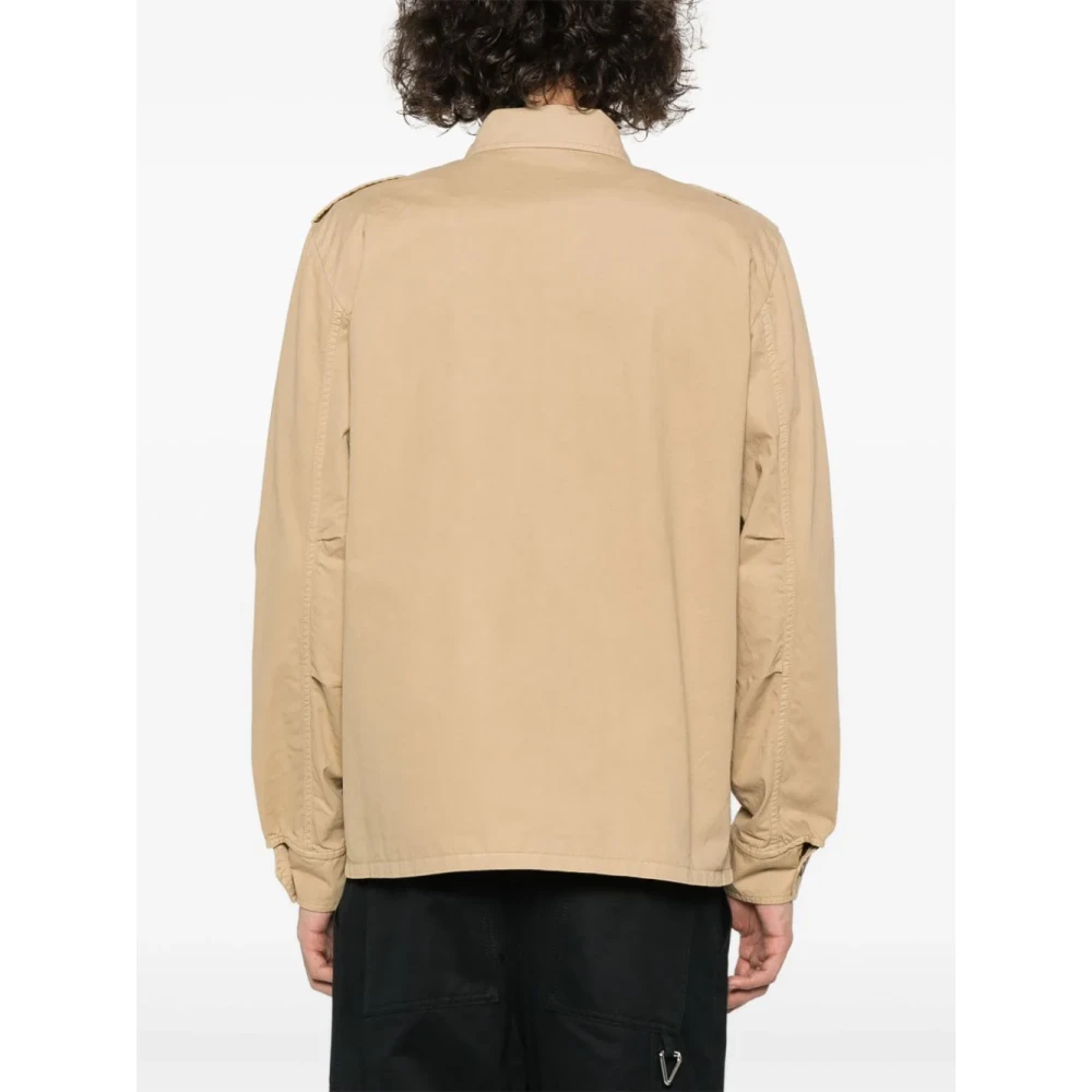 Aspesi Field Shirt Sand Beige Heren