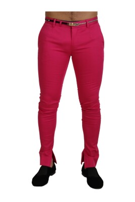 chic-pink-cotton-blend-pants