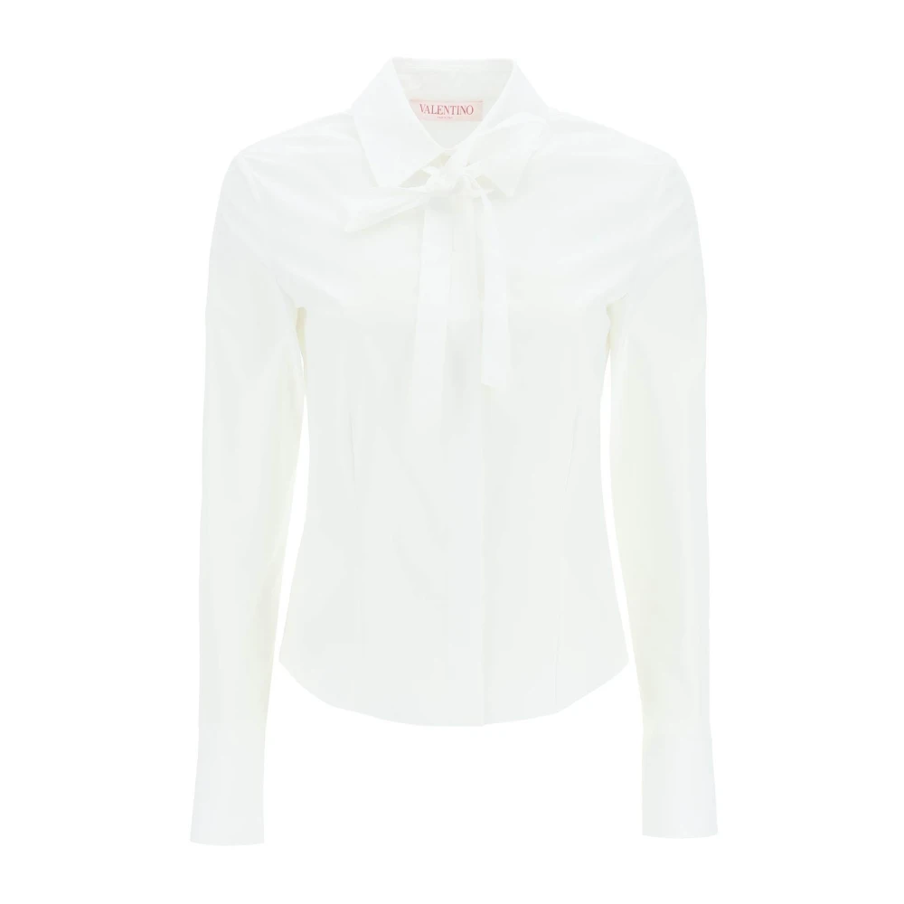 Valentino Klassieke Witte Button-Up Overhemd White Dames