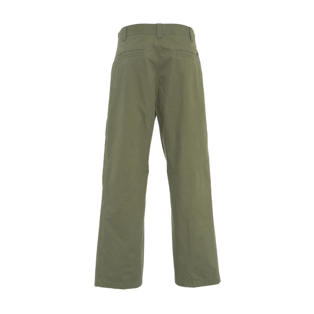 closed Olijf Cargo Wijde Pijp Broek Green Heren
