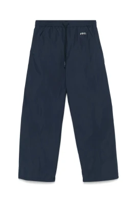 Marinblå Elastisk Dragsko Shorts
