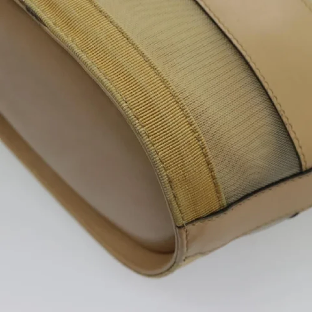 Salvatore Ferragamo Pre-owned Leather handbags Beige Dames