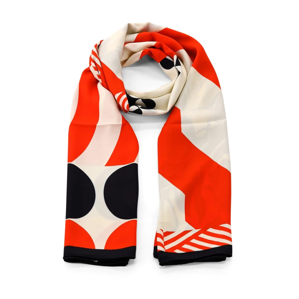 Dries Van Noten Women's Multicolor Scarves, One Size, Printed Viscose Scarf