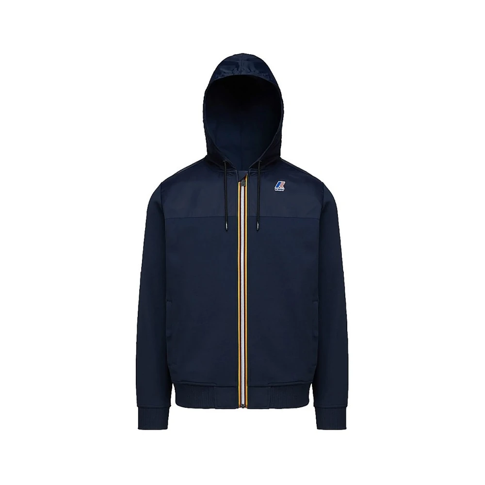K-Way Mannelijk Blauw K61226wk89 Zip-Through Sweatshirt