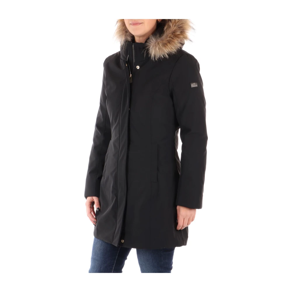 YES ZEE Parka Jas Black Dames