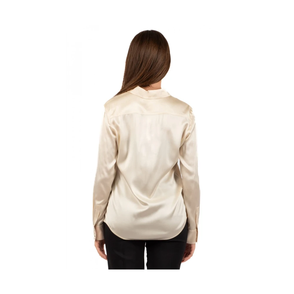 Max Mara Dames Overhemd Stijlvol Ontwerp Beige Dames