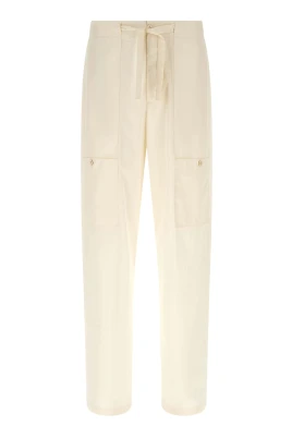 Cotton Poplin Cargo Trousers