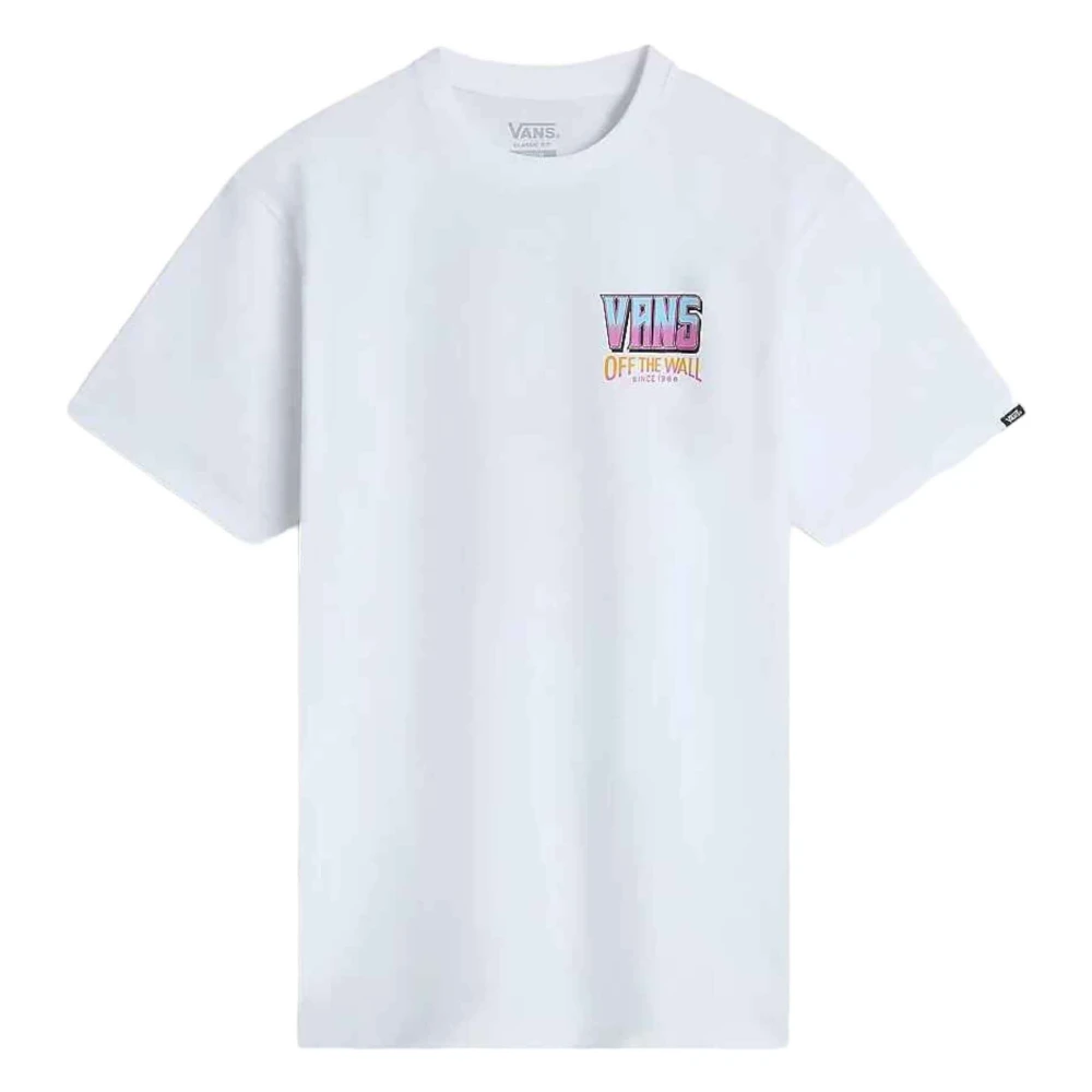 Vans Palm Cheers Klassiek T-shirt White Heren