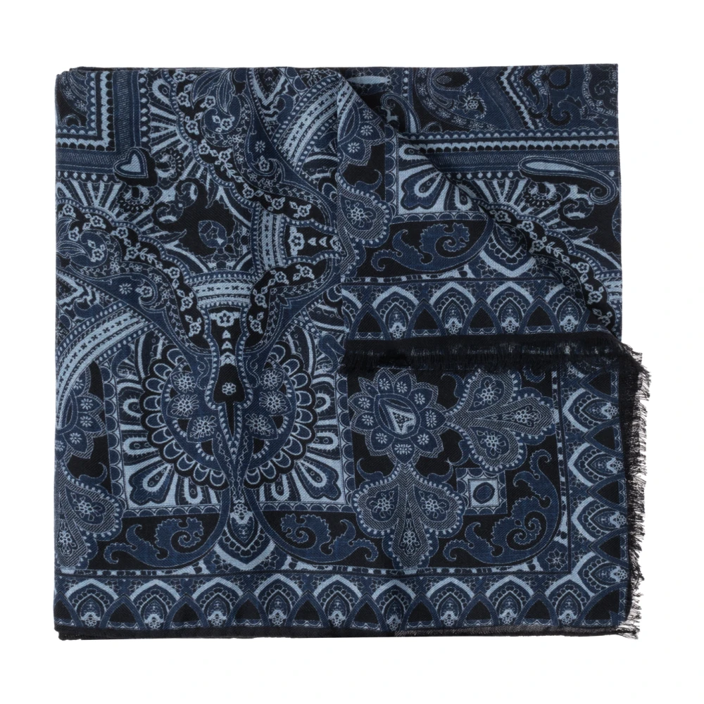 ETRO Gestreepte sjaal Blue Dames