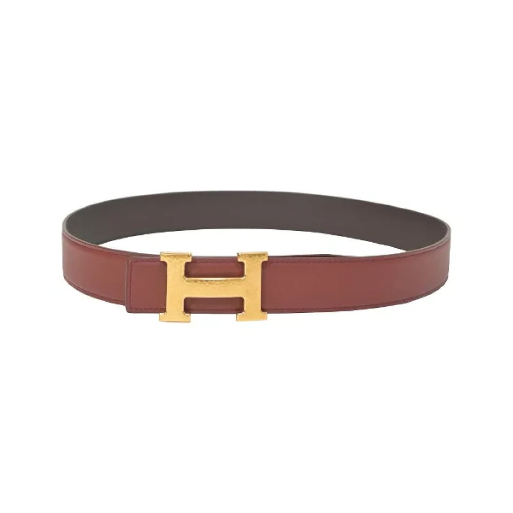 Hermès Vintage Pre-owned Leather belts Brown Heren