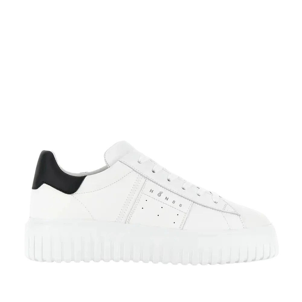 Hogan Witte Flat Sneakers Heren Schoenen