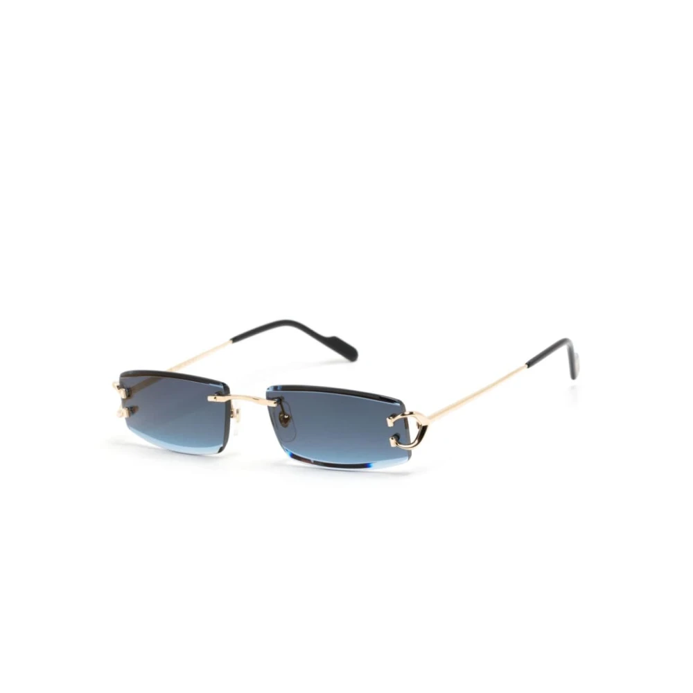 Cartier Yellow Sunglasses, Male, 56 Mm, C Décor Sunglasses