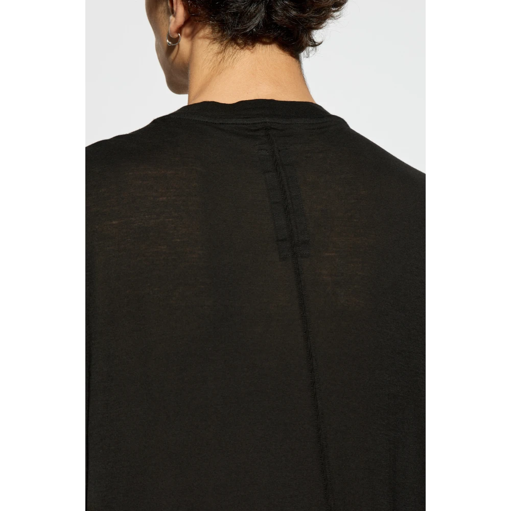 Rick Owens T-shirt Tommy Black Heren