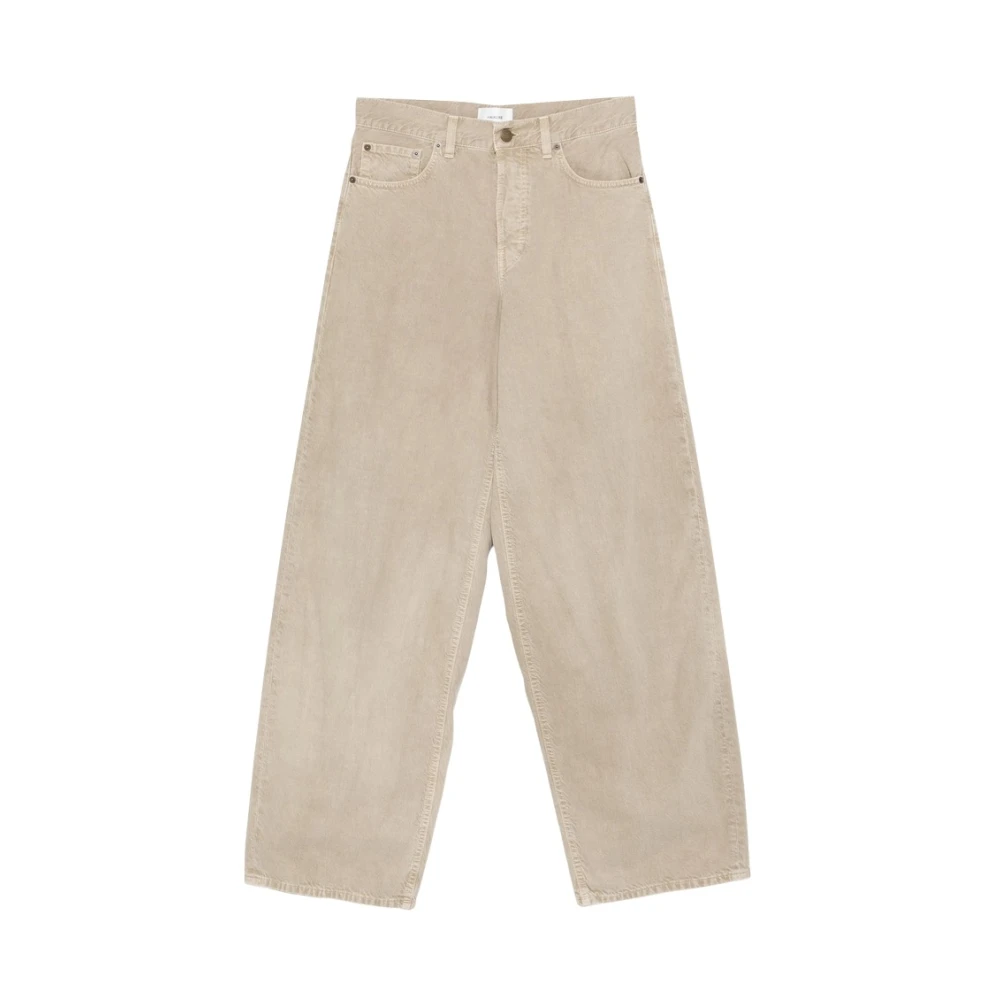 Haikure Beige Wide Jeans