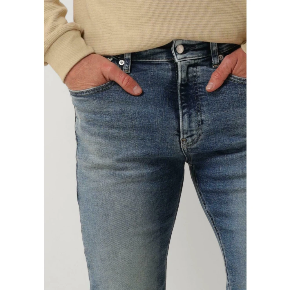 Calvin Klein Blauwe Skinny Jeans Blue Heren