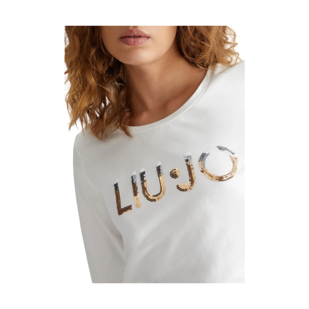Liu Jo T-Shirt Tf3285 J0088 White Dames