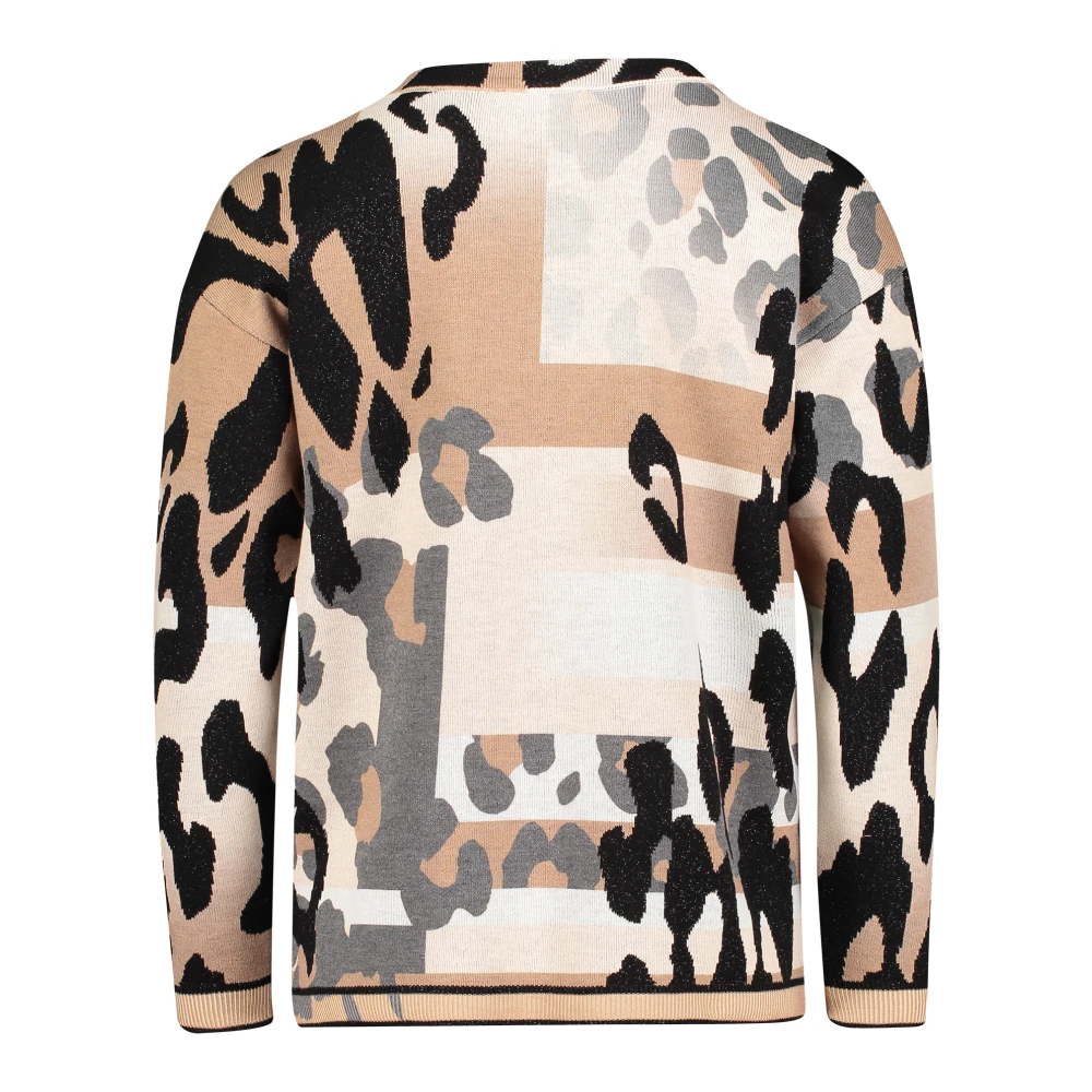 Betty Barclay Dierenprint Fijngebreide Trui Multicolor Dames