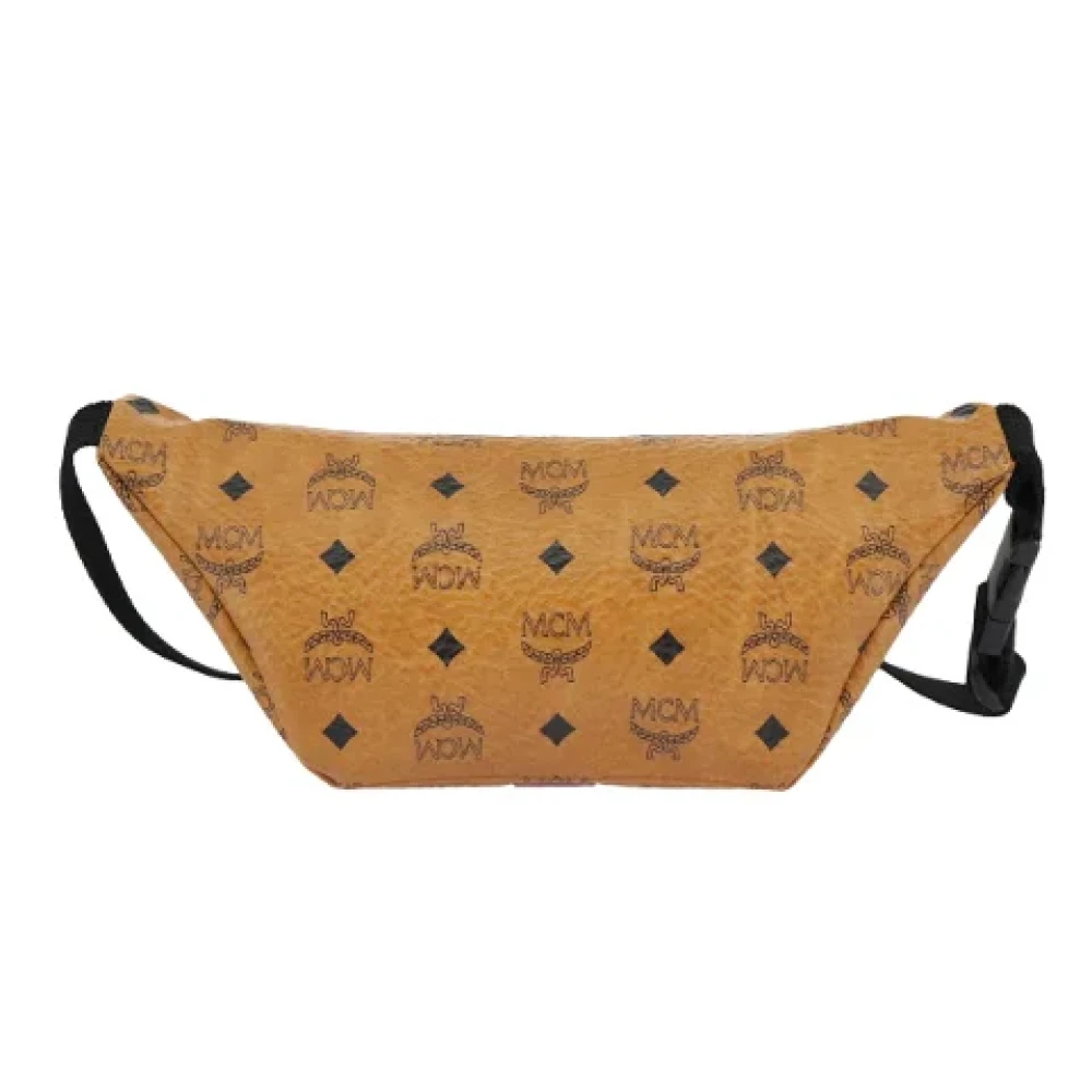 MCM Pre-owned Canvas crossbody-bags Brown Dames