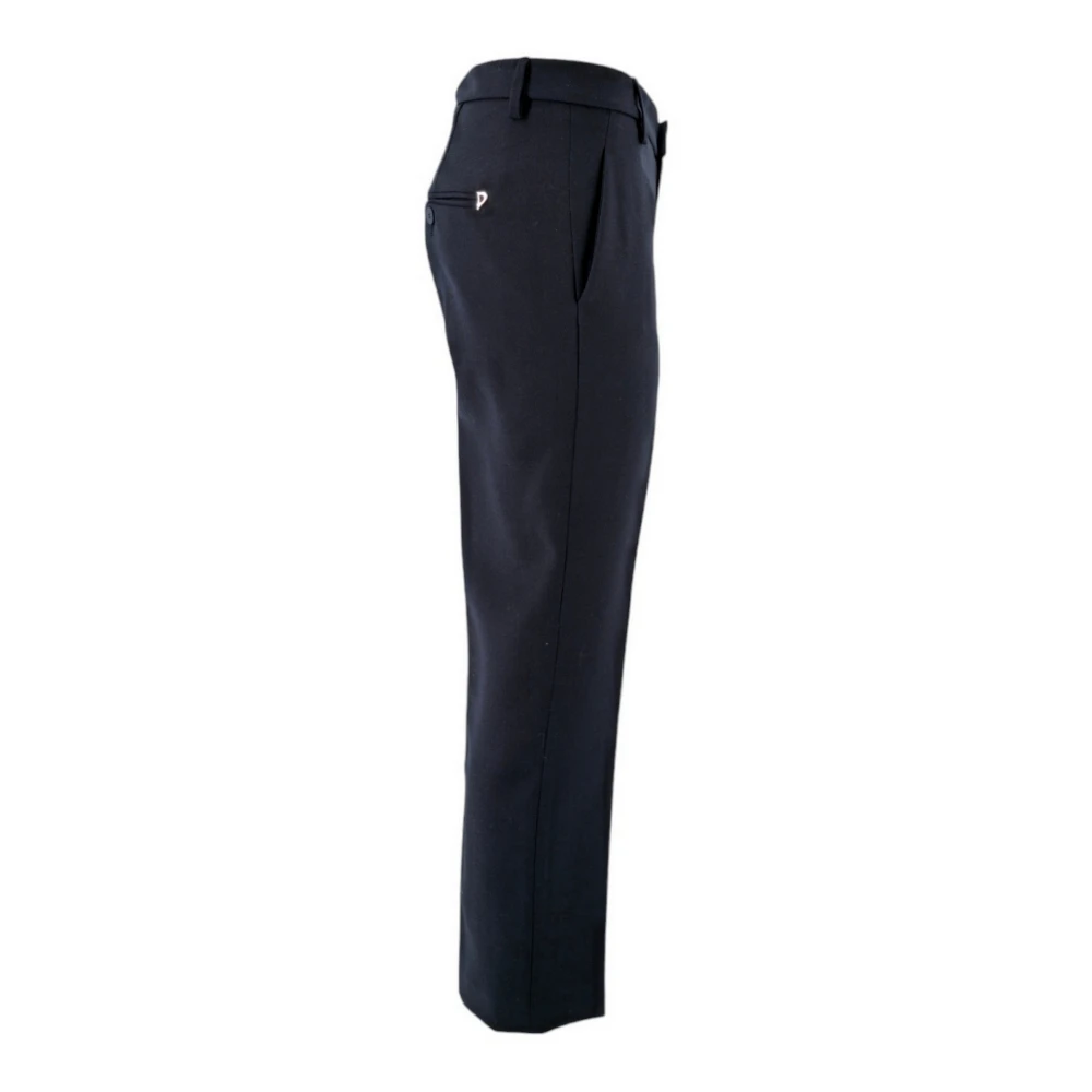 Dondup Blauwe Nima Wollen Broek Blue Dames