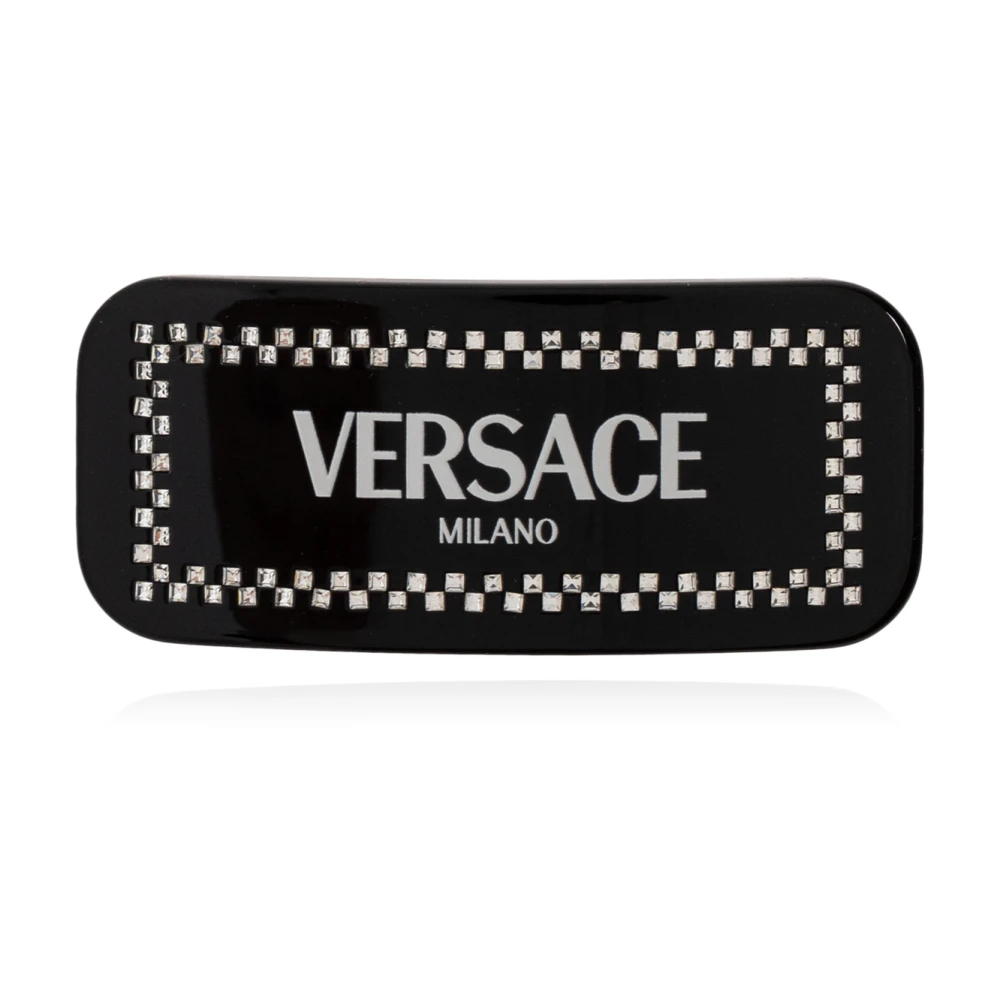Versace Logo haarspeld Black Dames