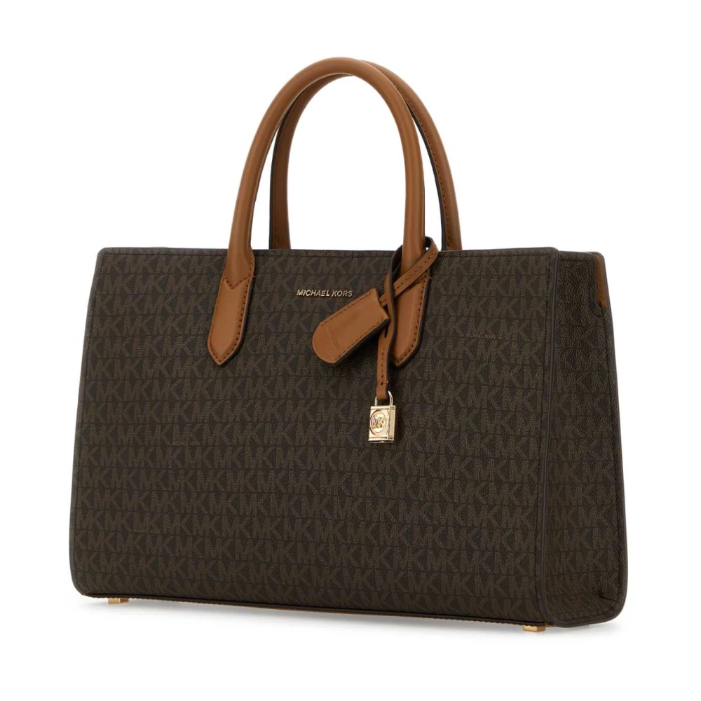Michael Kors Scarlett Canvas Handtas Brown Dames