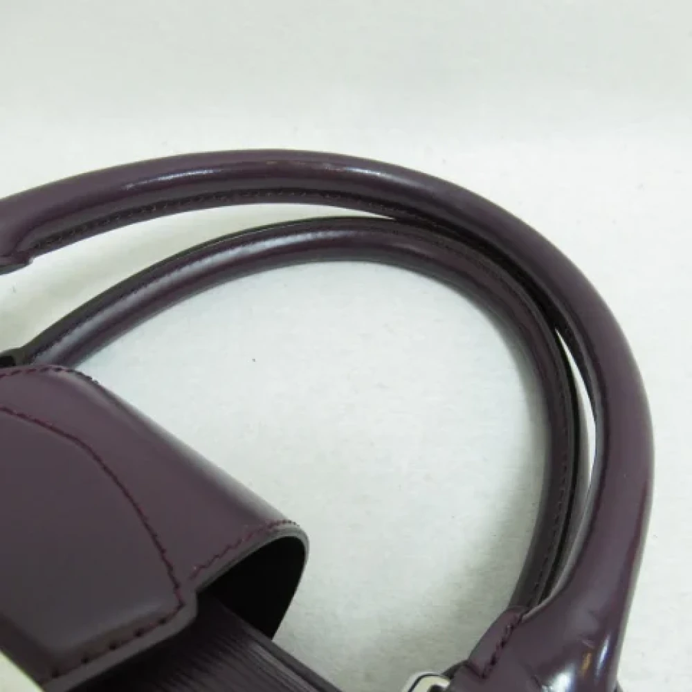 Louis Vuitton Vintage Pre-owned Leather handbags Purple Dames