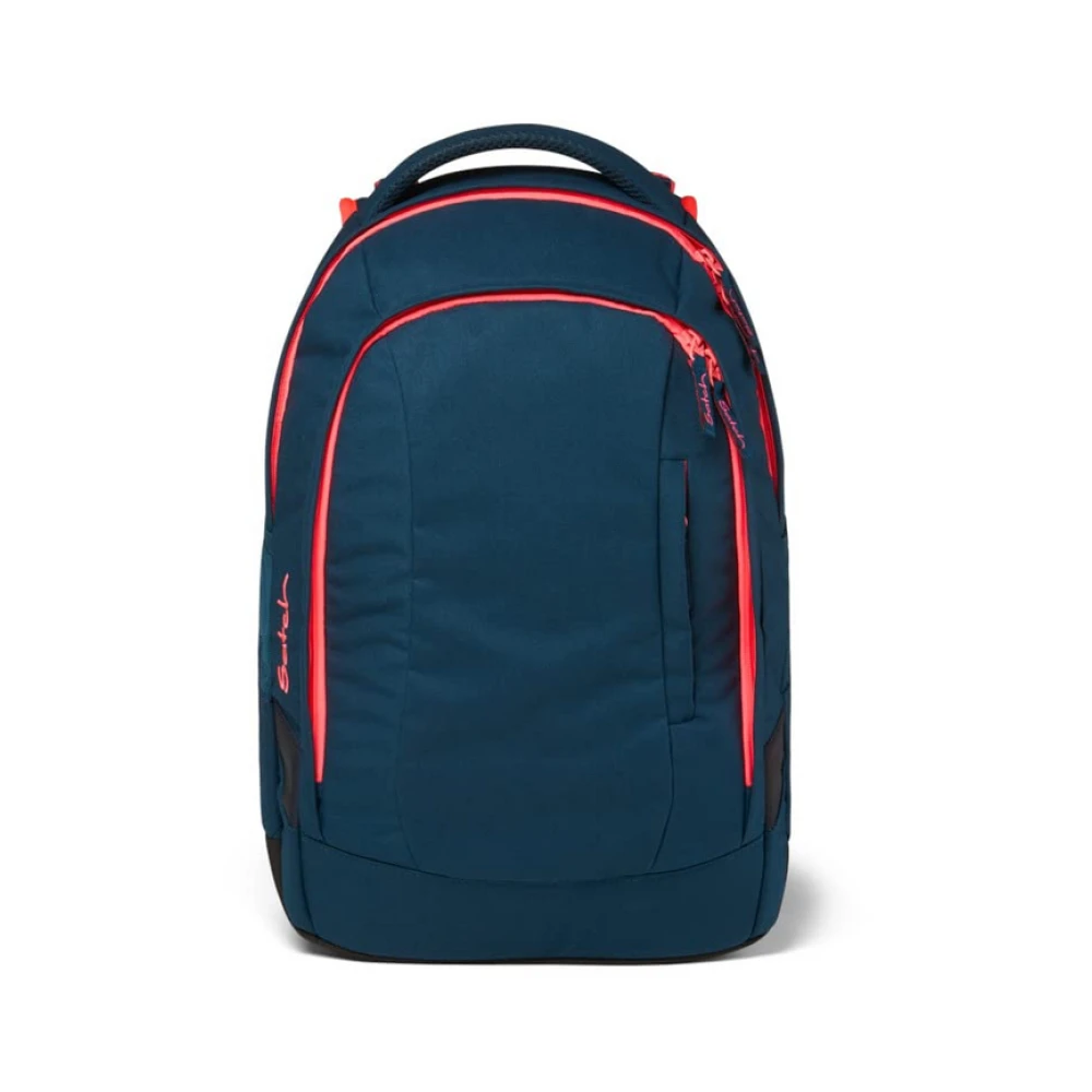Satch Unisex Blue Ergonomic School Backpack With Reflective Elements - Backpacks - One Size - Bags