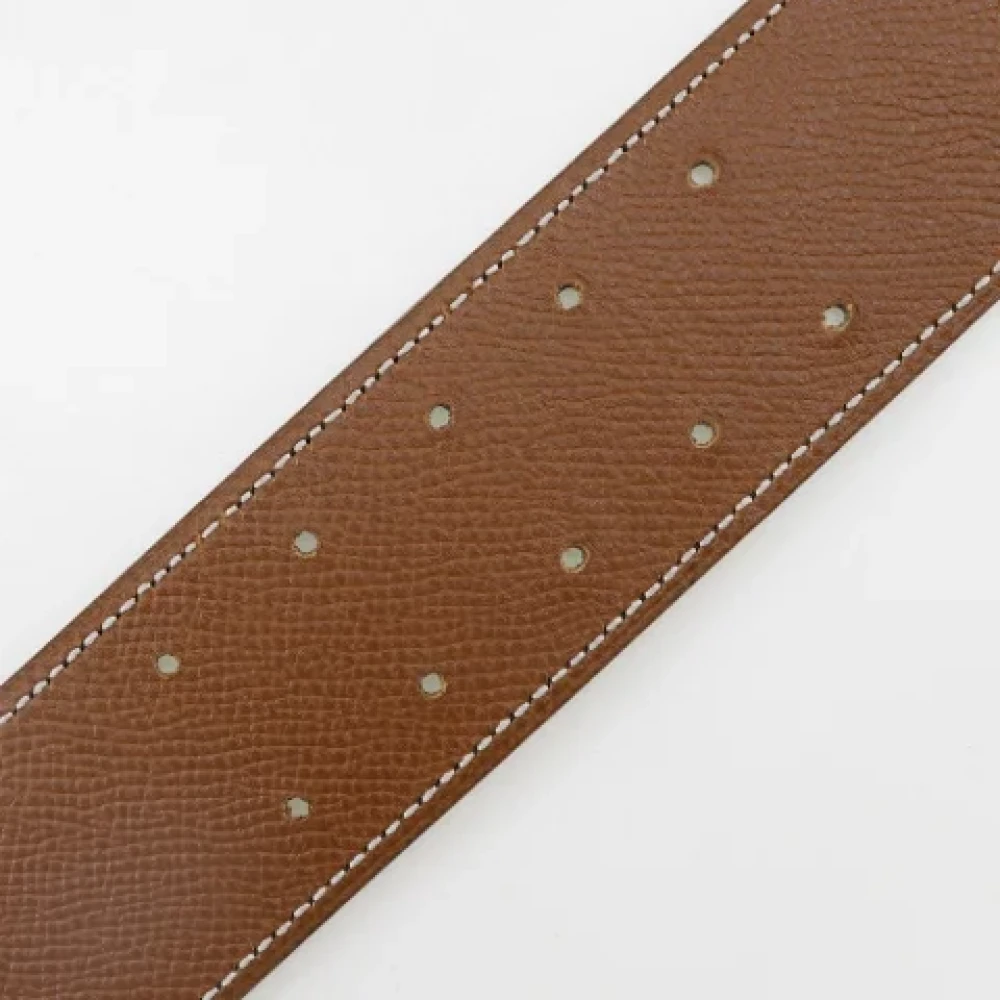 Hermès Vintage Pre-owned Leather belts Black Dames