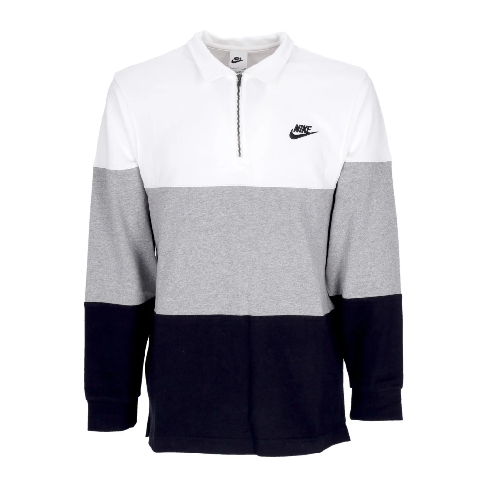 Nike Lange Mouw Club Plus Colourblock Top Multicolor Heren