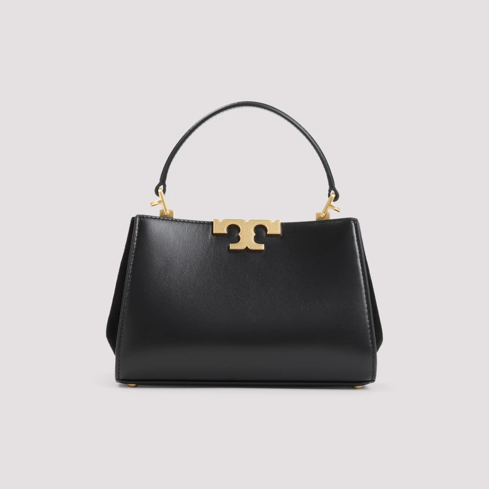 TORY BURCH Zwarte Mini Satchel met Logo Black Dames