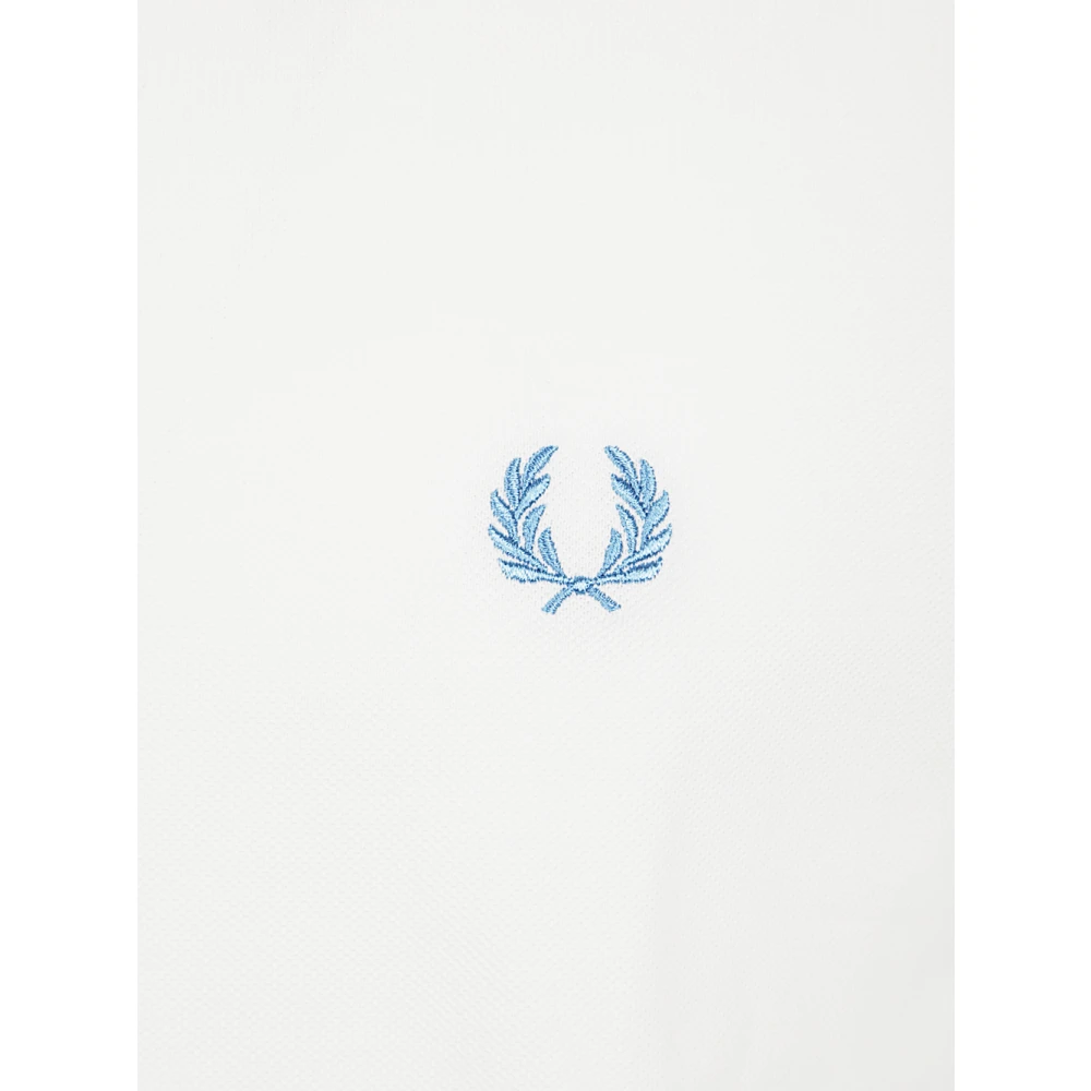 Fred Perry Ultviol Ocean Twin Tipped Shirt White Heren