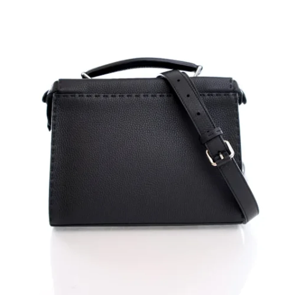 Fendi Vintage Pre-owned Leather fendi-bags Black Dames